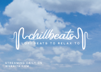 ChillBeats Postcard Design