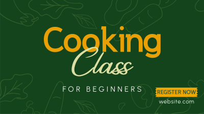 Cooking Class Facebook event cover Image Preview
