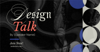 Modern Design Talk Facebook Ad Design