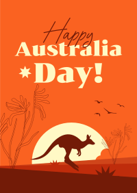 Australian Kangaroo Poster Image Preview