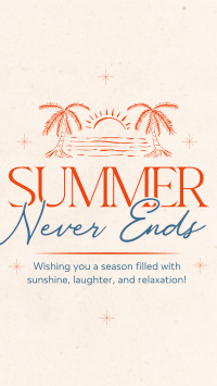 Summer Never Ends Instagram story Image Preview