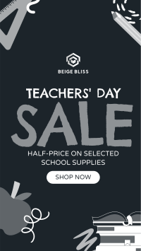 Favorite Teacher Sale TikTok Video Image Preview