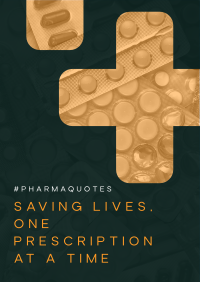 Prescriptions Save Lives Flyer Design