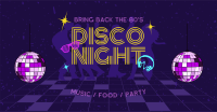 80s Disco Party Facebook Ad Image Preview