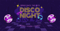 80s Disco Party Facebook ad Image Preview