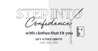 Tailored Fit Clothes Facebook Ad Design