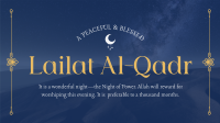 Peaceful Lailat Al-Qadr Video Image Preview