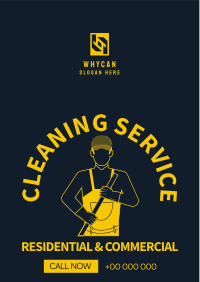 Janitorial Service Flyer Design