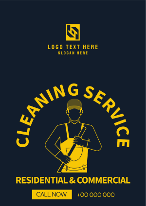 Janitorial Service Flyer Image Preview