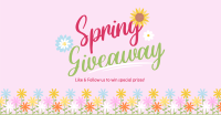 Hello Spring Giveaway Facebook ad Image Preview