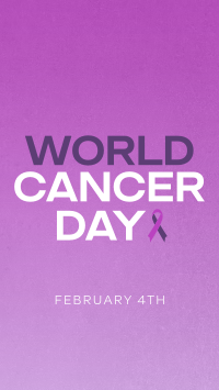 Minimalist World Cancer Day Instagram reel Image Preview