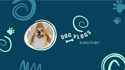 Happy Dog Vlogs YouTube cover (channel art) Image Preview