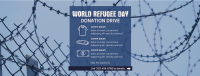 World Refugee Day Donation Drive Facebook cover Image Preview