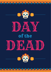 Festive Day of the Dead Poster Image Preview