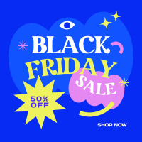 Abstract Black Friday Instagram post Image Preview