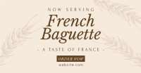 Classic French Baguette Facebook ad Image Preview
