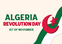 Algeria Revolution Day Postcard Image Preview