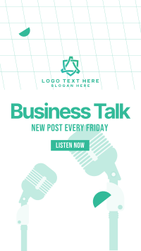 Business Podcast Facebook Story Design