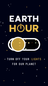 Lights Off Planet Instagram Story Design