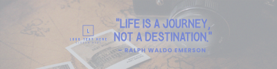 Life is a Journey LinkedIn banner Image Preview