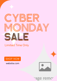 Quirky Cyber Monday Sale Flyer Image Preview