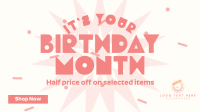 Birthday Month Promo Animation Image Preview