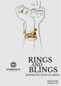 Rings and Blings Flyer Image Preview