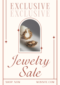 Earrings Exclusive Sale Flyer Image Preview