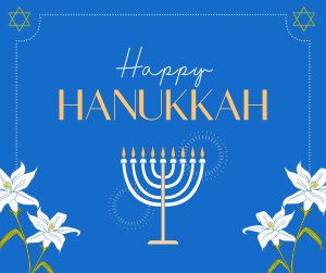 Hanukkah Lilies Facebook post Image Preview