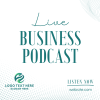 Corporate Business Podcast Instagram post Image Preview