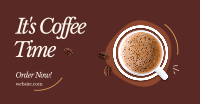 It's Coffee Time Facebook Ad Design