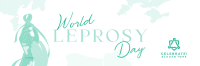 Leprosy Day Celebration Twitter Header Design