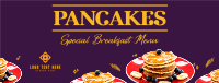 Pancakes For Breakfast Facebook Cover Design
