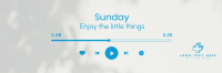 Sunday Music Quote Twitter header (cover) Image Preview