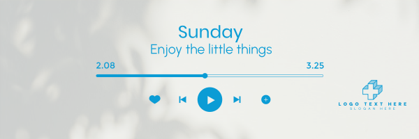 Sunday Music Quote Twitter Header Design Image Preview