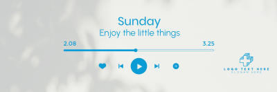 Sunday Music Quote Twitter Header Image Preview