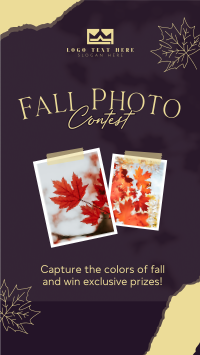 Fall Photo Contest TikTok Video Design