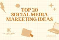 Social Media Marketing Ideas Pinterest board cover Image Preview