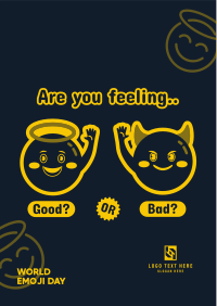 Emoji Day Poll Flyer Image Preview
