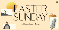 Modern Easter Holy Week Facebook Ad Design
