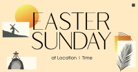 Modern Easter Holy Week Facebook Ad Image Preview