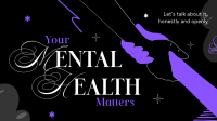Mental Health Podcast Facebook Event Cover Design