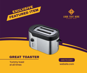 Great Toaster Facebook post Image Preview