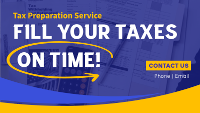 Fill Your Taxes Facebook event cover Image Preview