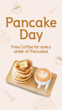 Pancake & Coffee Facebook Story Design