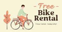 Free Bike Rental Facebook ad Image Preview