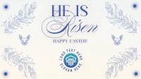 Rustic Easter Sunday Facebook event cover Image Preview