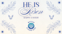 Rustic Easter Sunday Facebook event cover Image Preview