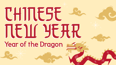 Year of the Dragon  Facebook event cover Image Preview