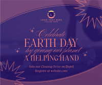 Mother Earth Cleanup Drive Facebook Post Design